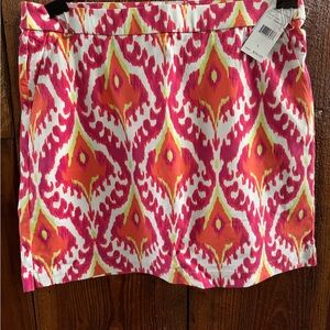 Rafaella Pink and Orange Mini Skirt